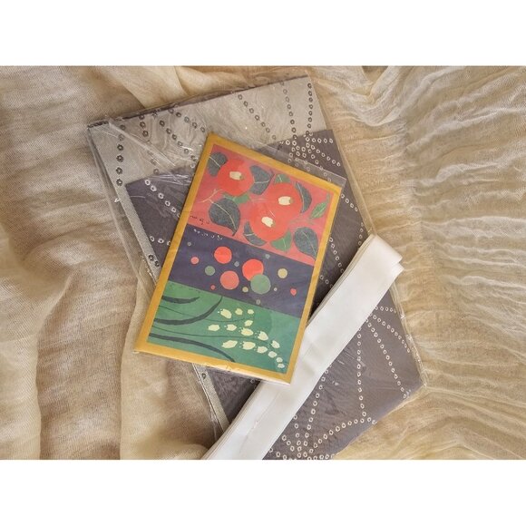 Yukata by Yumeji Takehisa Kimono Belt Takehisa Yumeji no Yukata with 6 postcards - Picture 4 of 9